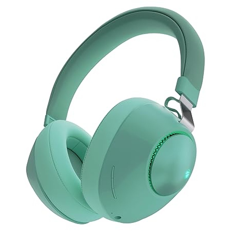 ZEBRONICS Duke 60hrs Playtime Bluetooth Wireless Over Ear Headphone with Mic - Green image1